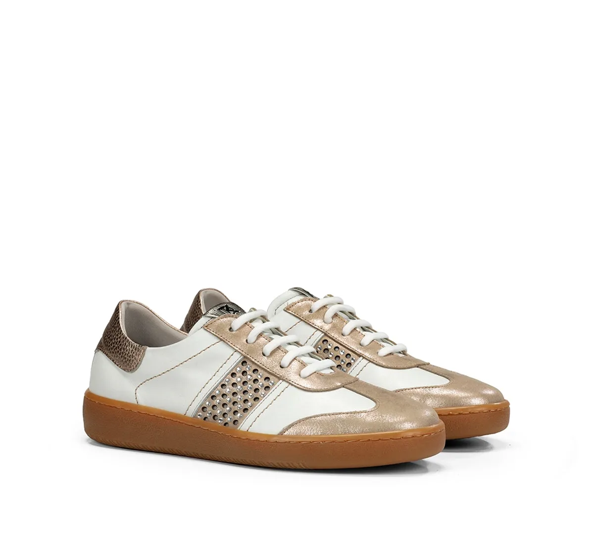 Dorking Lynn D9478 sneakers donna oro metallizzato