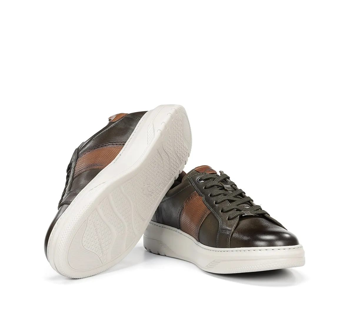 Fluchos Boston F2043 sneakers verdi uomo leggere