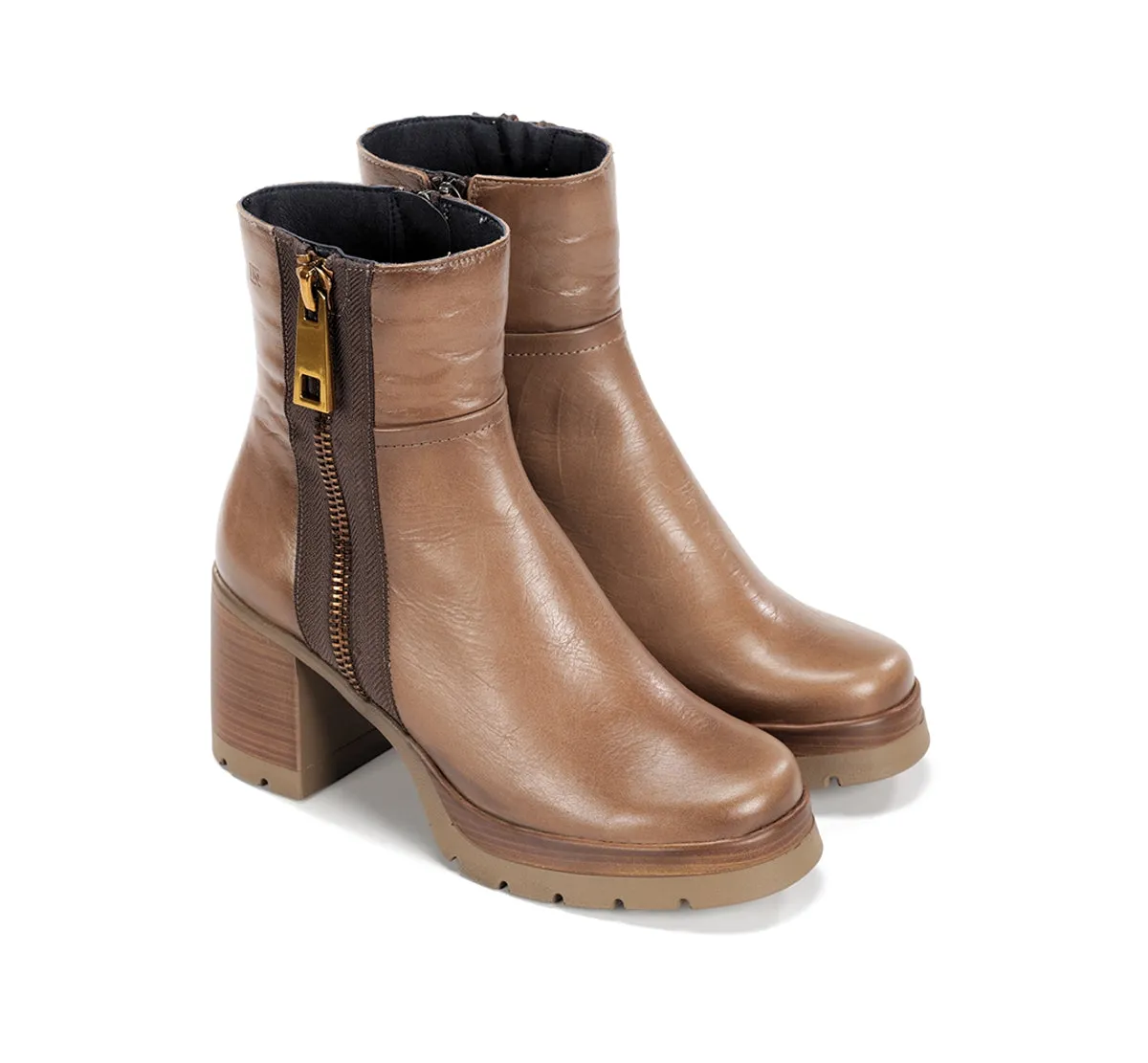 Dorking Safe D9413 stivaletti donna marroni tacco