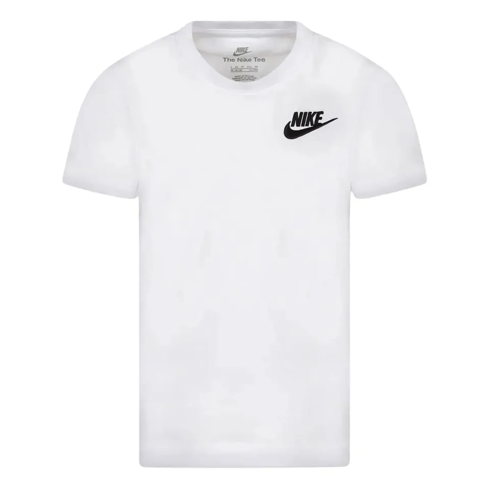 Nike Dri-Fit felpa bambino bianca 6-7 anni zip