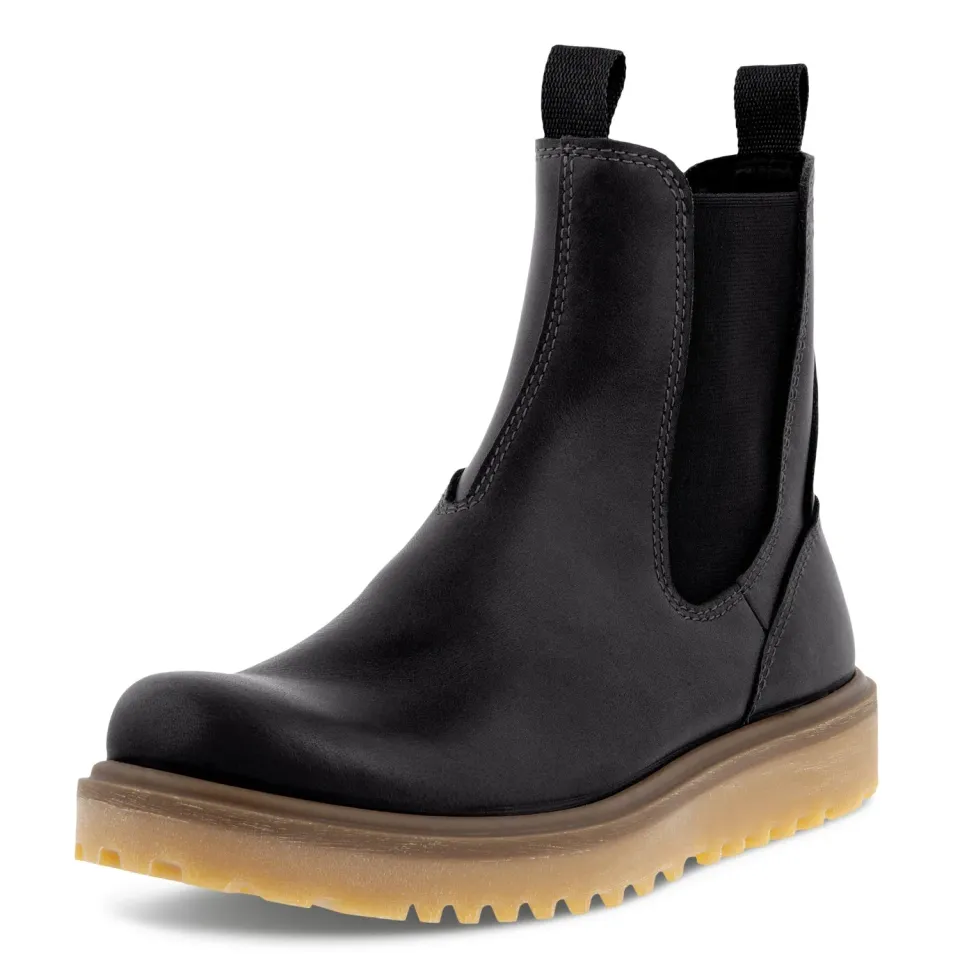 Ecco Staker stivali Chelsea donna neri pelle