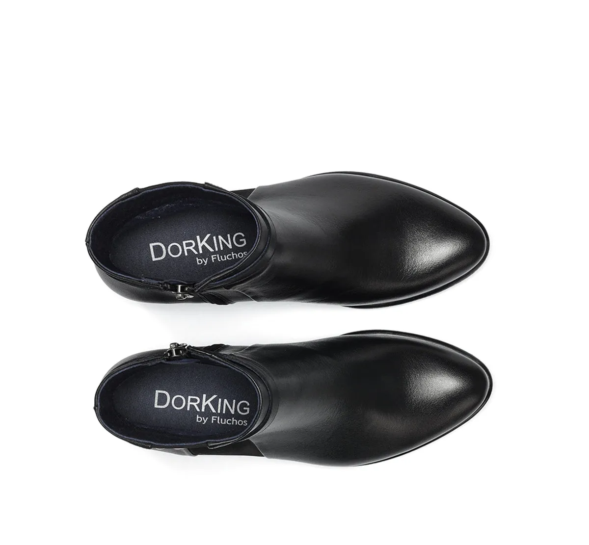 Fluchos Alegria D7232 stivaletti neri donna tacco medio