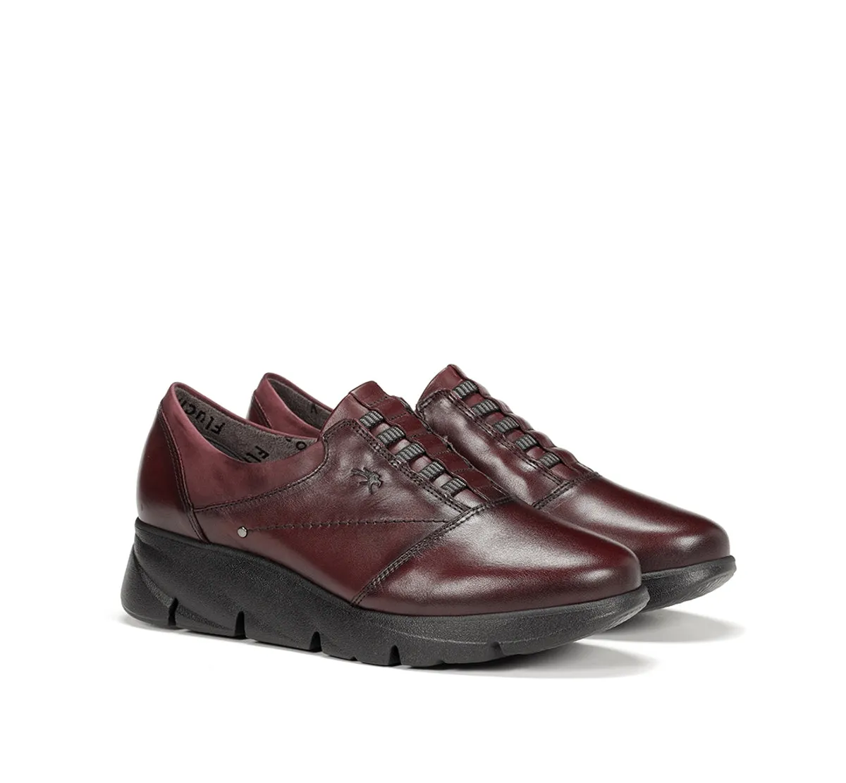 Fluchos Bona F1357 scarpe donna bordeaux comode