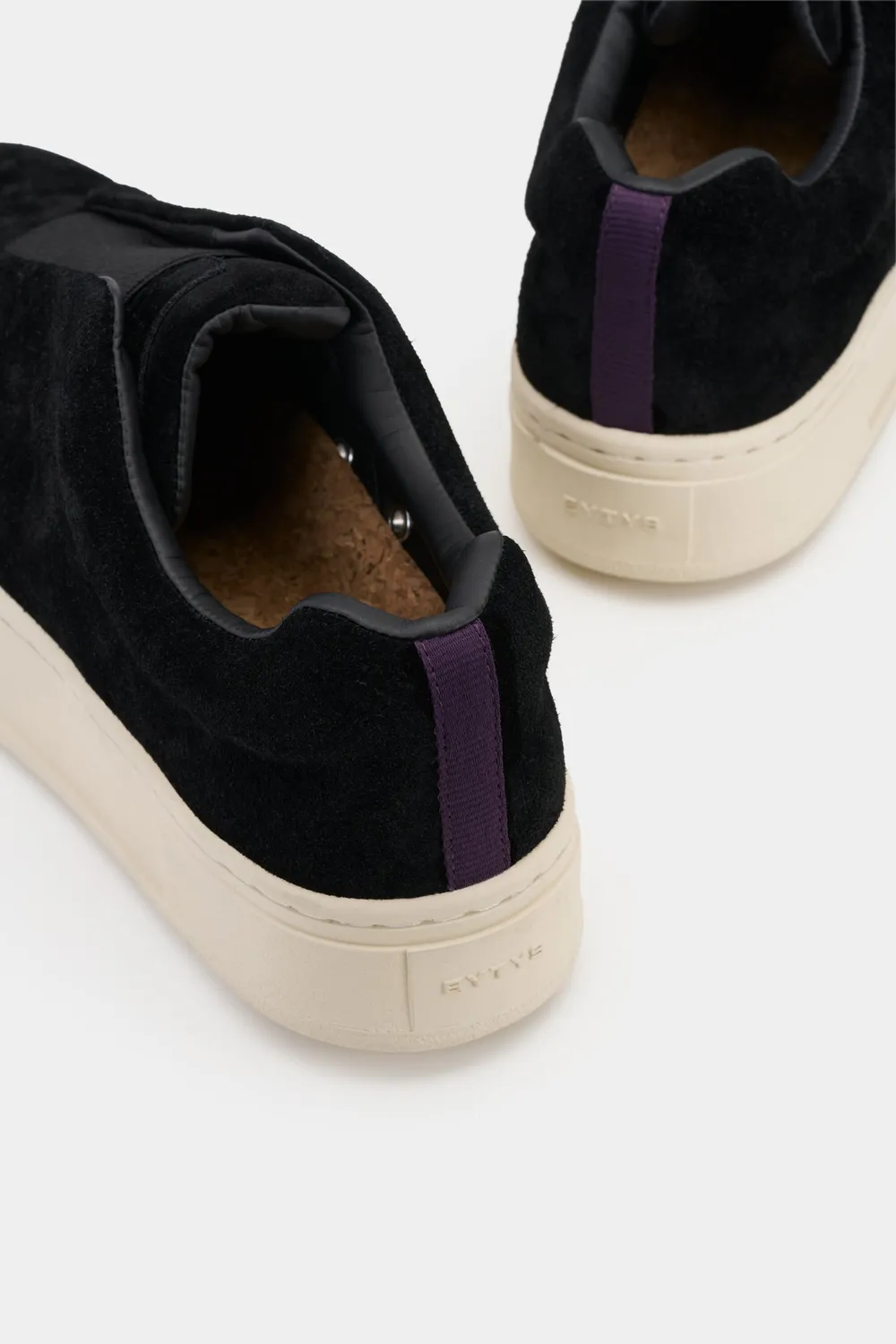 Eytys Doja Slip-On sneakers camoscio nero elastico