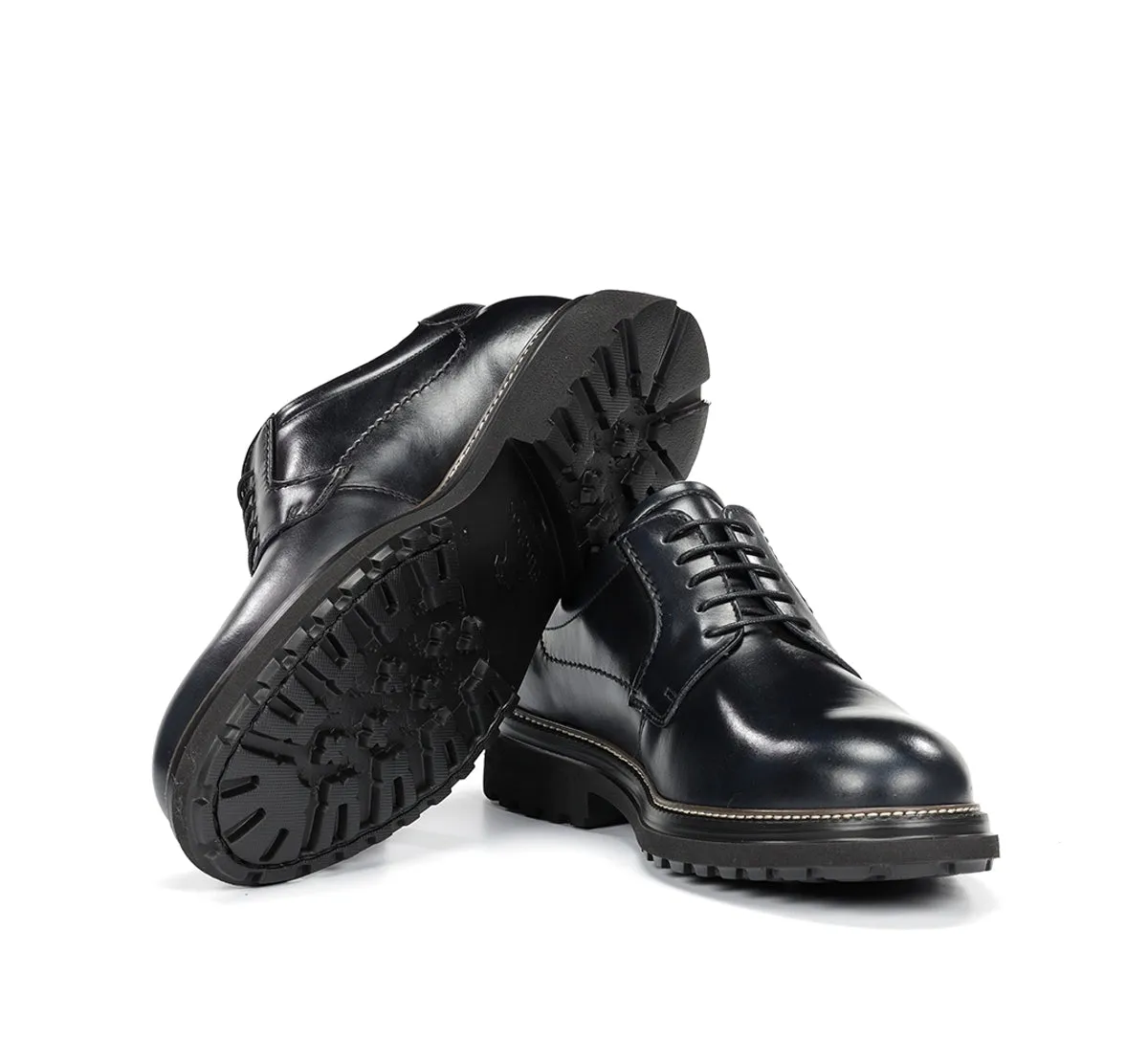 Fluchos Lincon F2054 scarpe blu classiche uomo