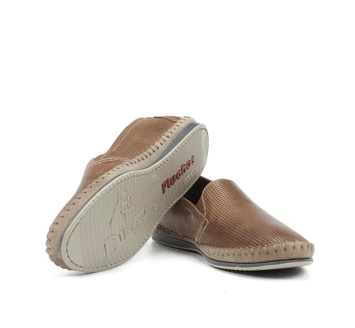 Fluchos Bahamas 8674 mocassini uomo marroni slip-on
