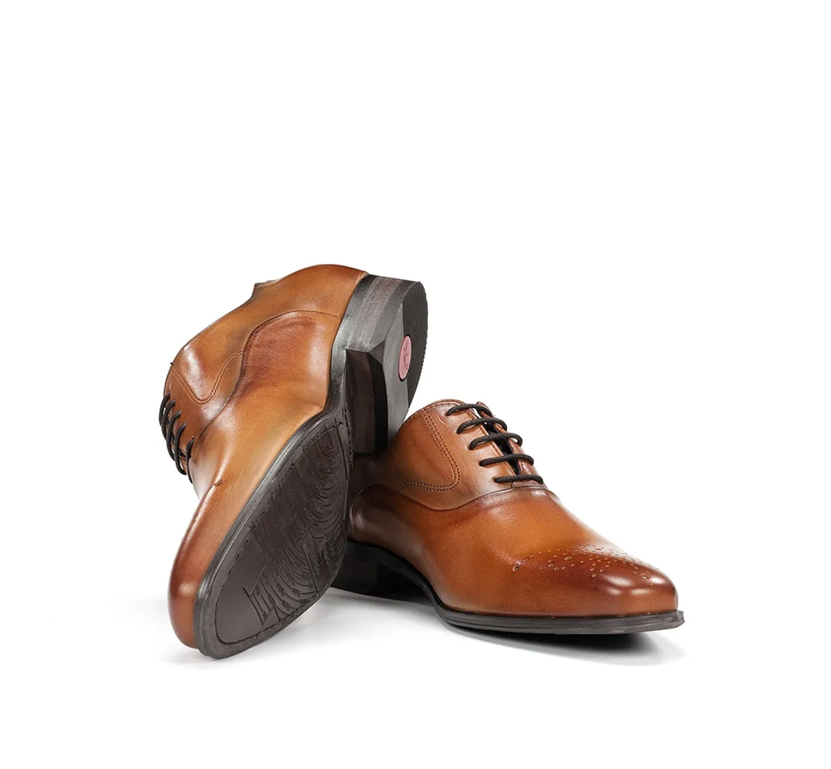 Fluchos Cesar F0404 scarpe marroni uomo cerimonia