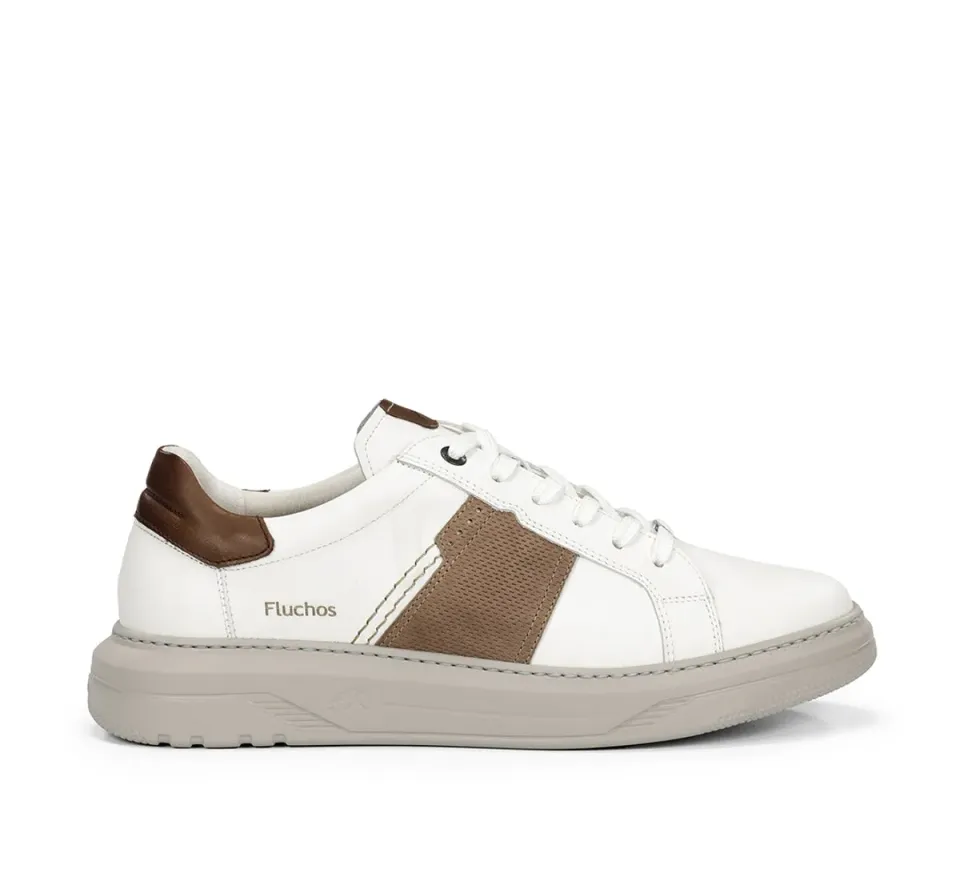 Fluchos Boston F2043 sneakers uomo bianche casual