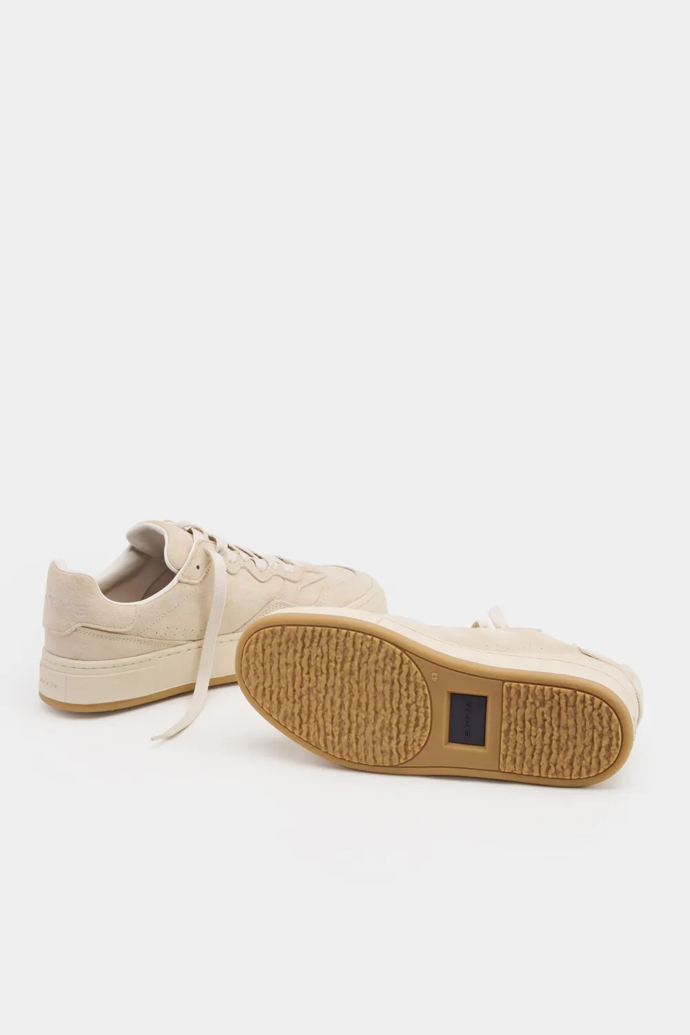 Eytys Trophy Bone Suede sneakers bianche camoscio