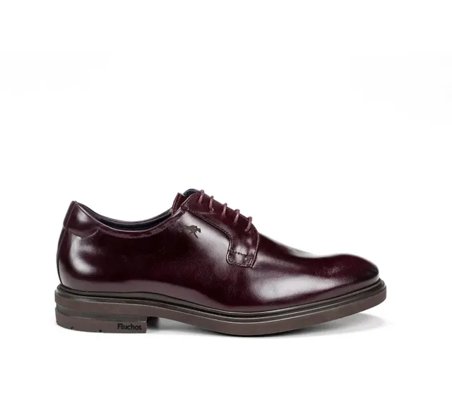 Fluchos Belgas F0631 Scarpe Bordeaux Uomo Pelle