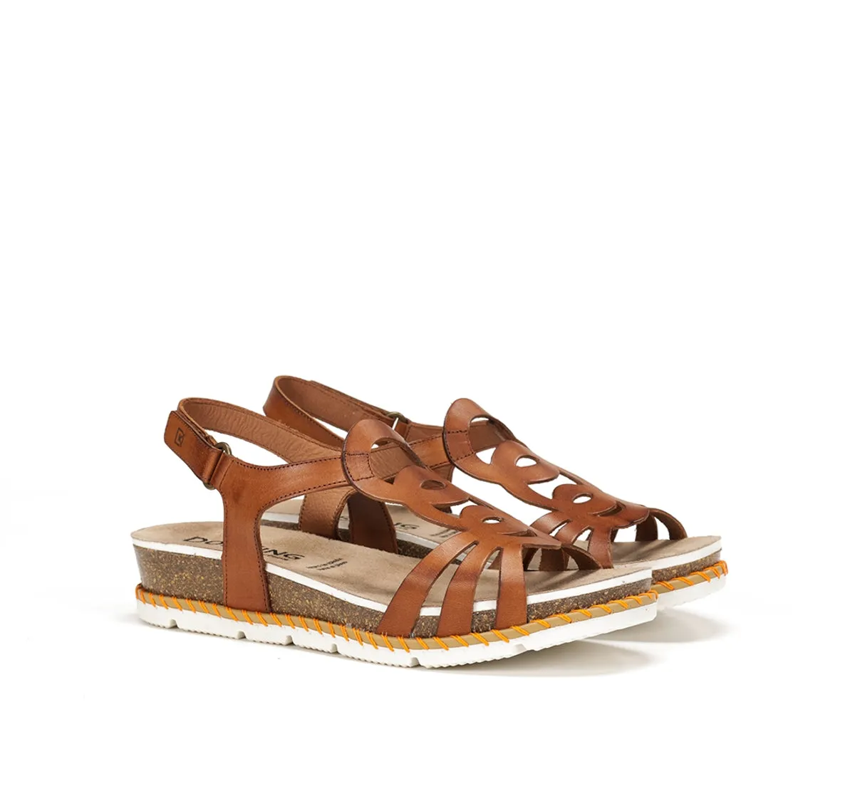 Fluchos Sport D9322 sandali marroni donna leggeri