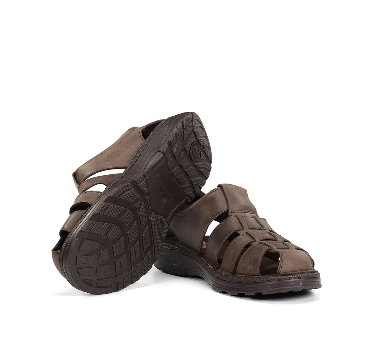 Fluchos Azores F2199 sandali uomo marroni velcro