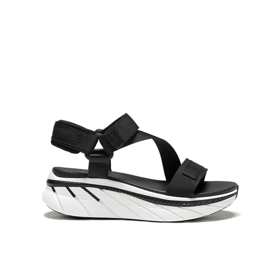 Fluchos Fusion AT104 sandalo donna nero sportivo