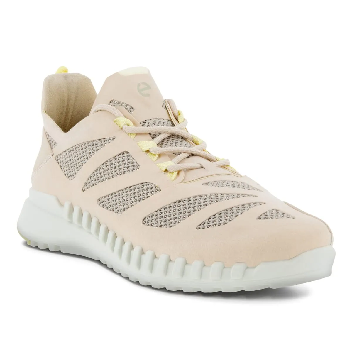 Ecco Zipflex sneakers 36 EU limestone mesh pelle