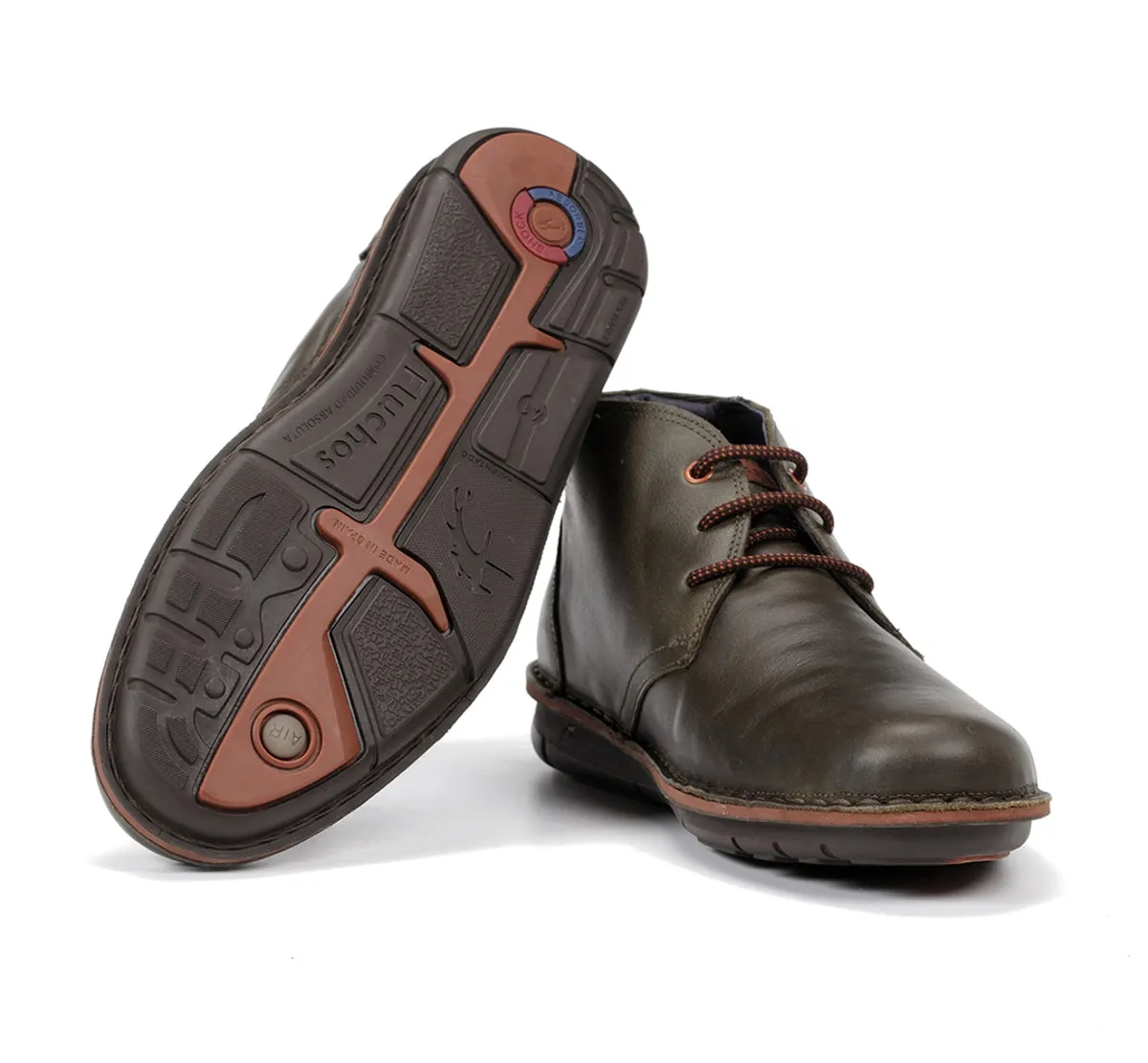 Fluchos Alfa F0701 stivaletti uomo verdi leggeri