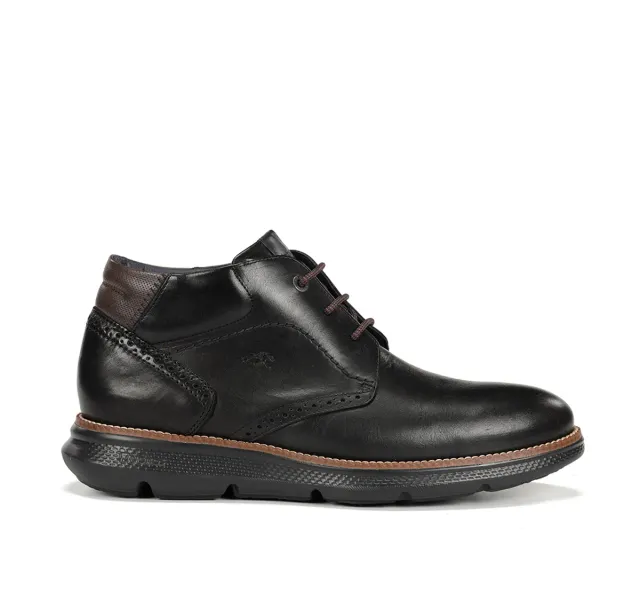 Fluchos William F1353 stivaletti uomo neri pelle