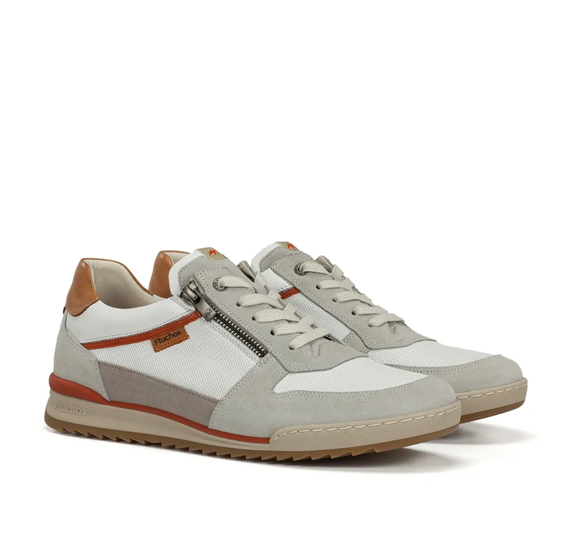 Fluchos Elder F2385 Sneakers Uomo Grigie Pianta Larga