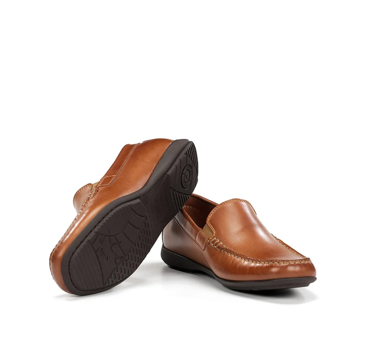 Fluchos Samoa F2208 mocassini uomo marroni flessibili