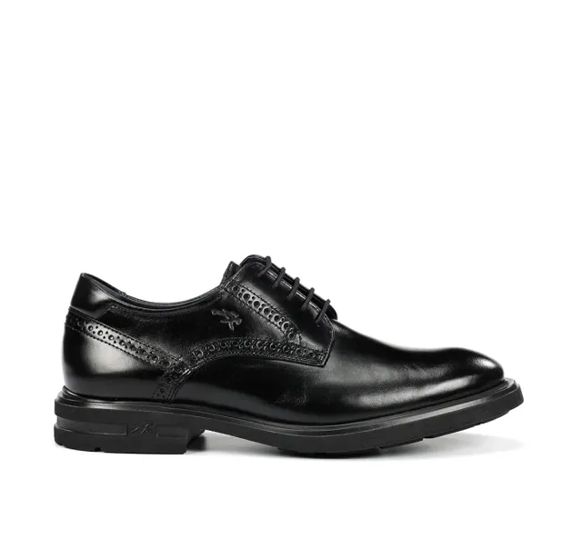 Fluchos Belgas F0630 scarpa uomo nero elegante