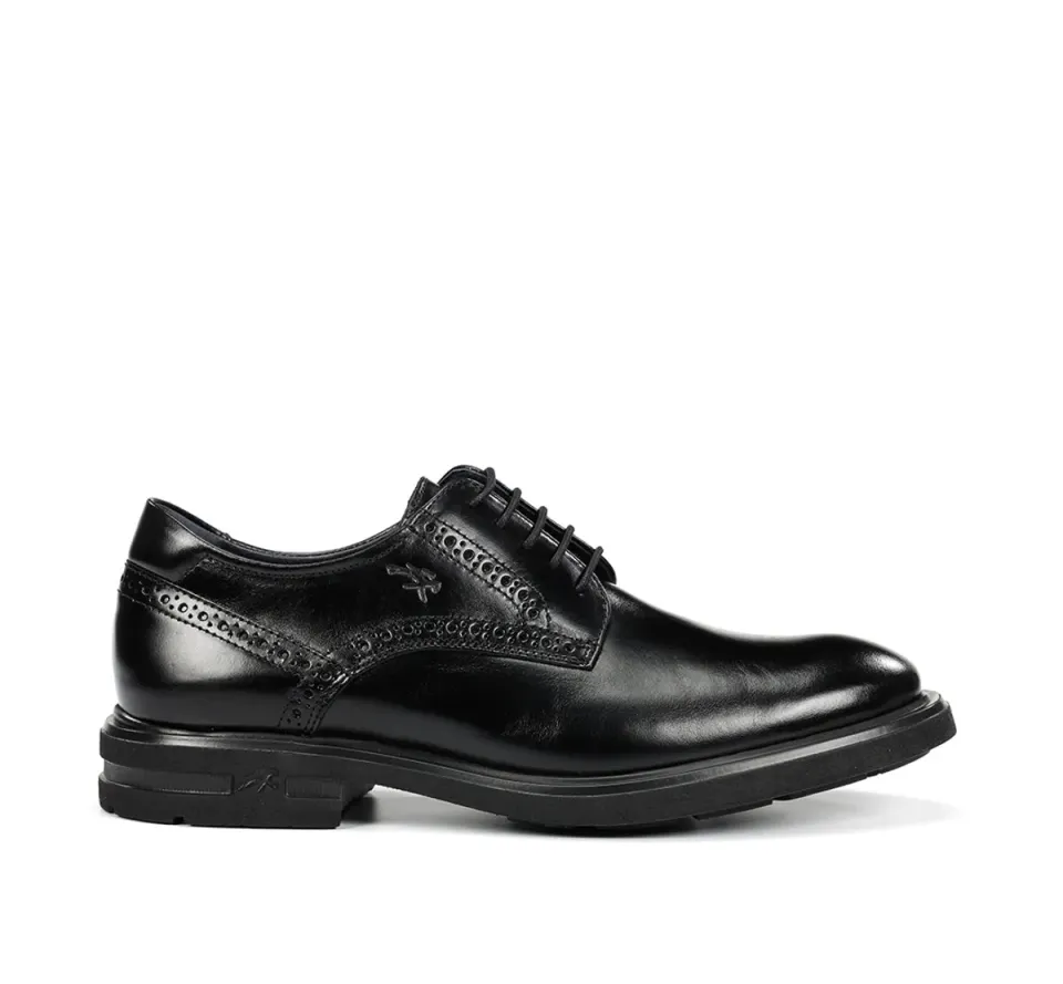 Fluchos Belgas F0630 scarpa uomo nero elegante