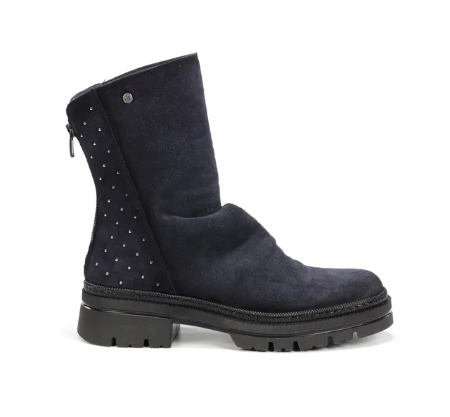 Fluchos Cosmo D9397 stivaletti donna blu suola track