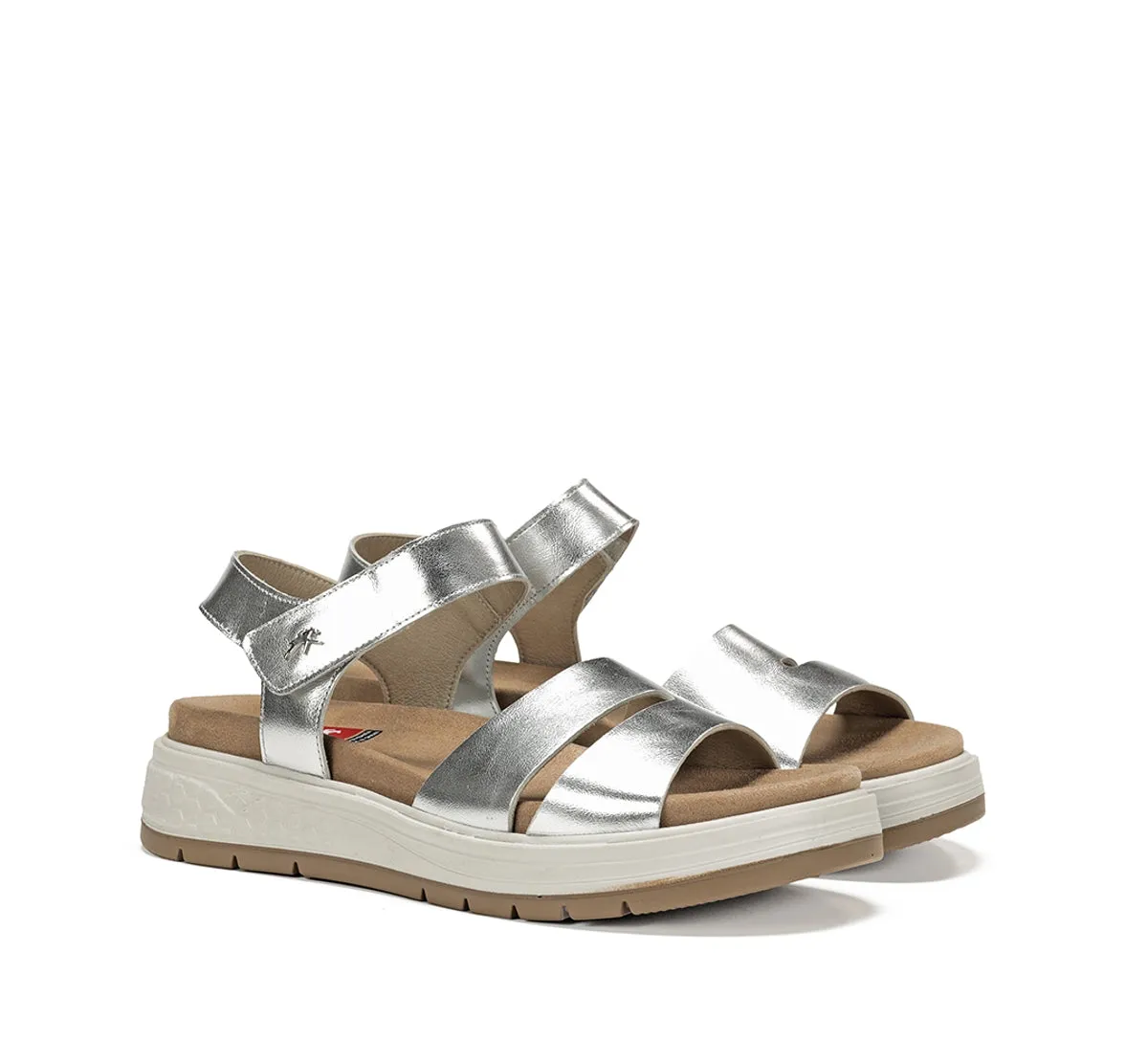 Fluchos Street F2006 sandalo donna argento leggero
