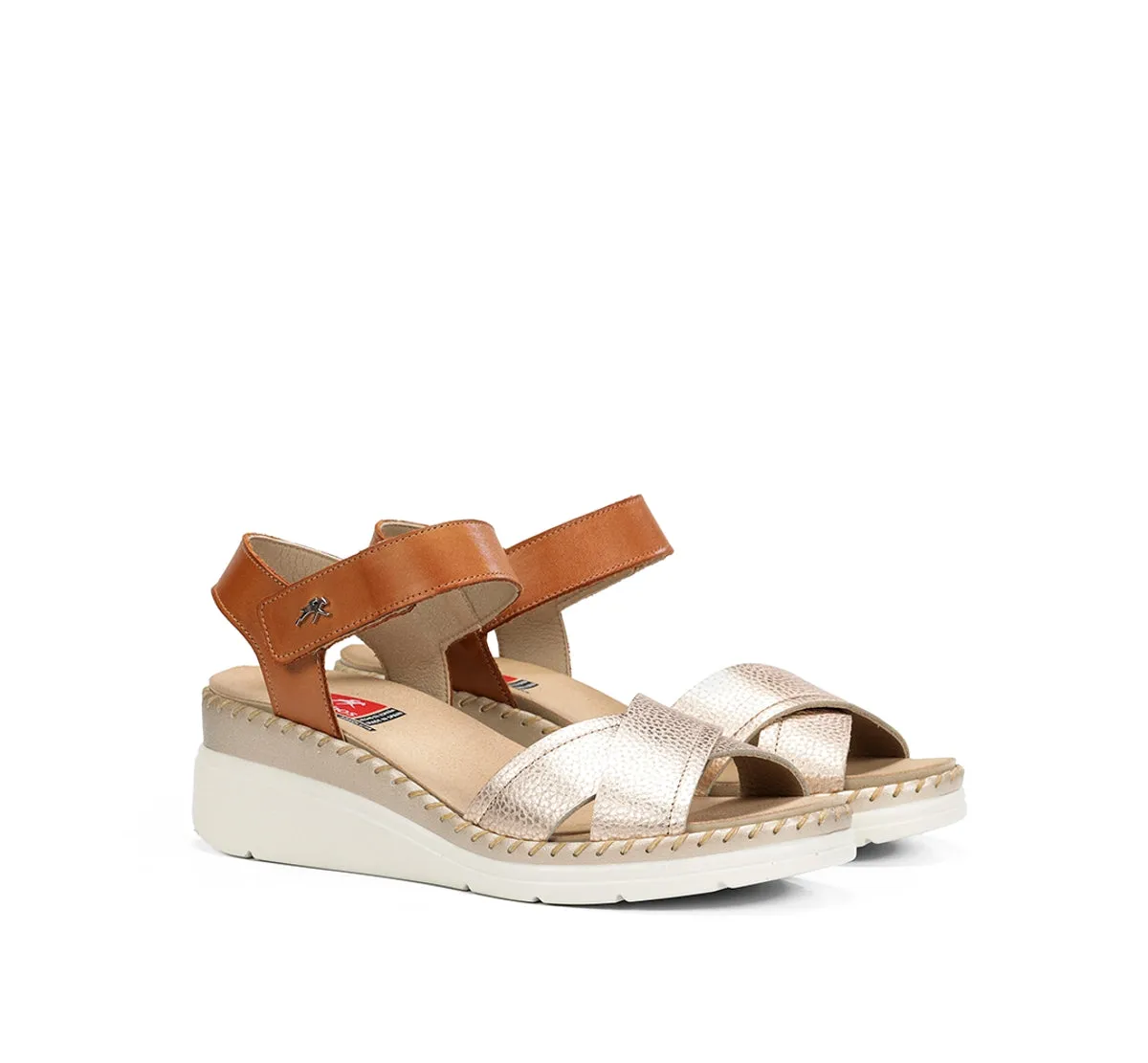 Fluchos Leza F2139 sandalo donna oro leggero