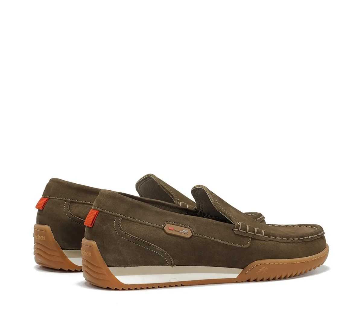Fluchos Bruno F2432 mocassini uomo verde suola flex