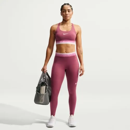 Nike Pro 7/8 leggings donna vita media elastici neri