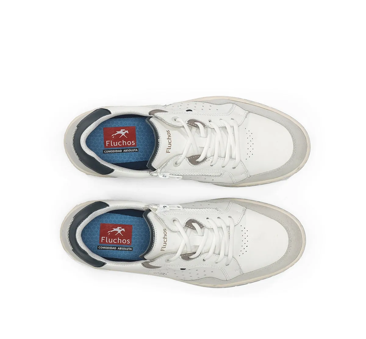 Fluchos Roger F2153 Sneakers Grigie Uomo Pelle