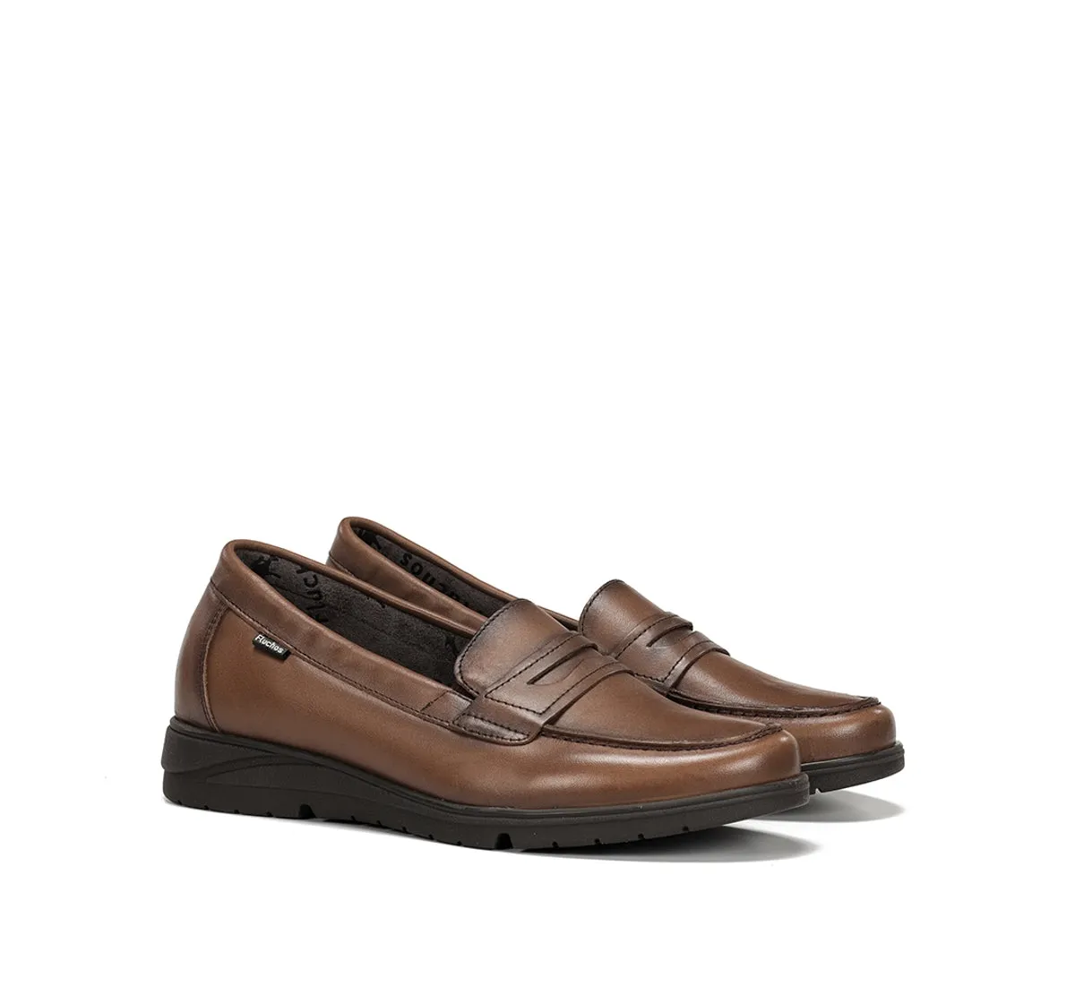 Fluchos Styll F1835 mocassini donna marroni comodi