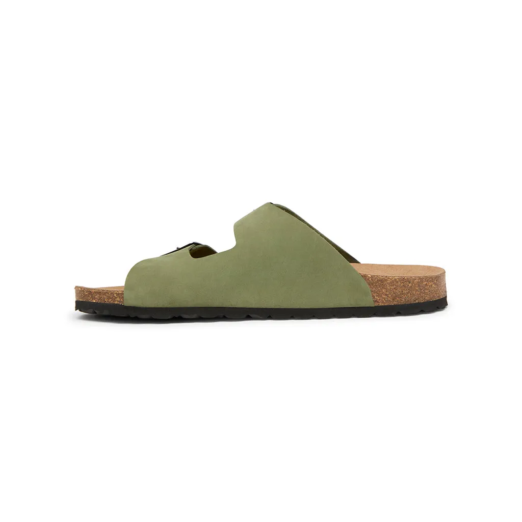 Suecos Ek Soft Sandali Verdi Pelle