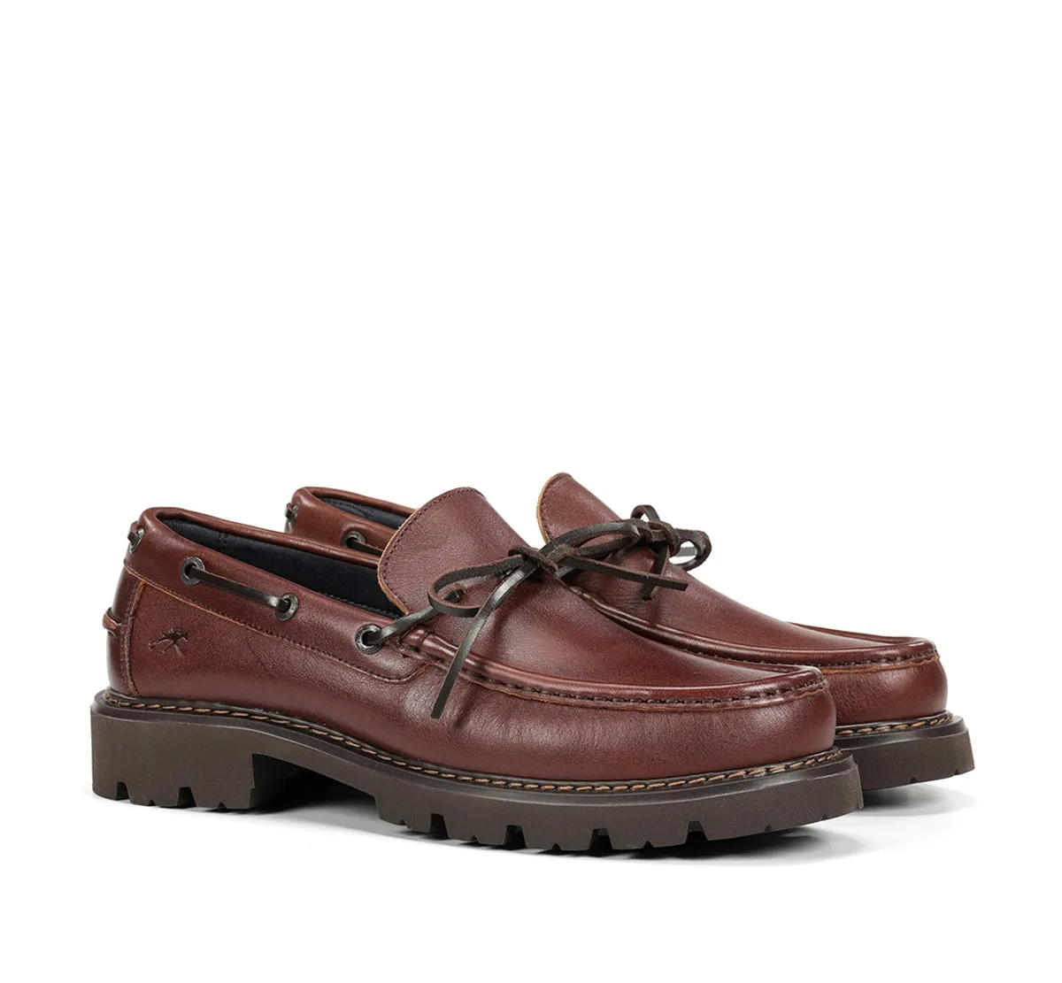 Fluchos Douglas F1322 scarpe barca marroni
