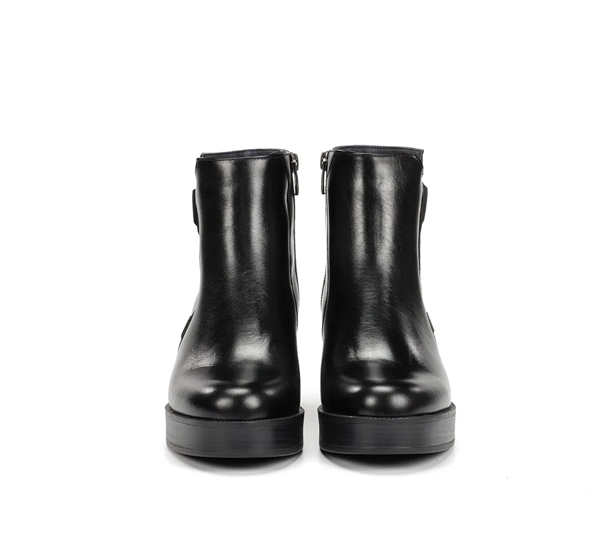 Fluchos Bowy D9589 stivaletti donna neri con tacco