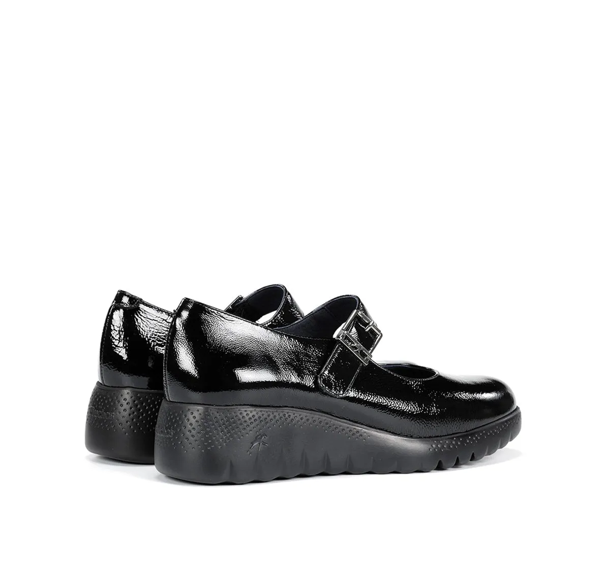 Fluchos Live F2247 scarpe donna nero zeppa
