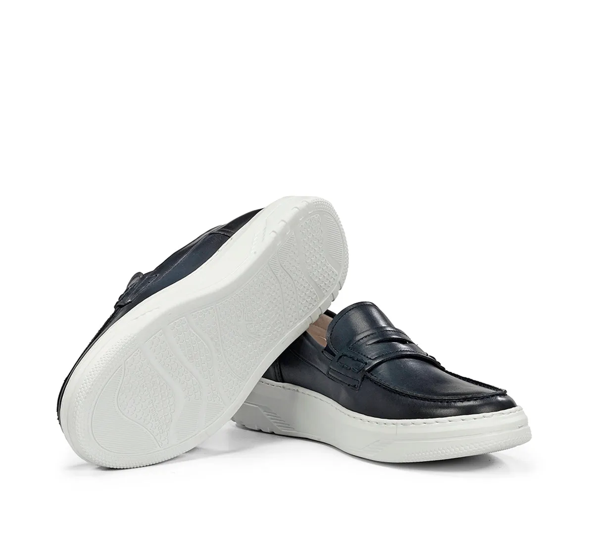 Fluchos Boston F2224 mocassini uomo blu