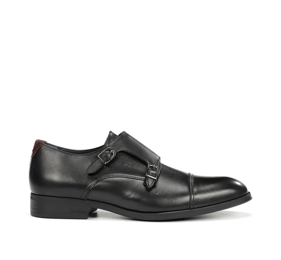 Fluchos Asgard F1838 scarpe uomo nere eleganti