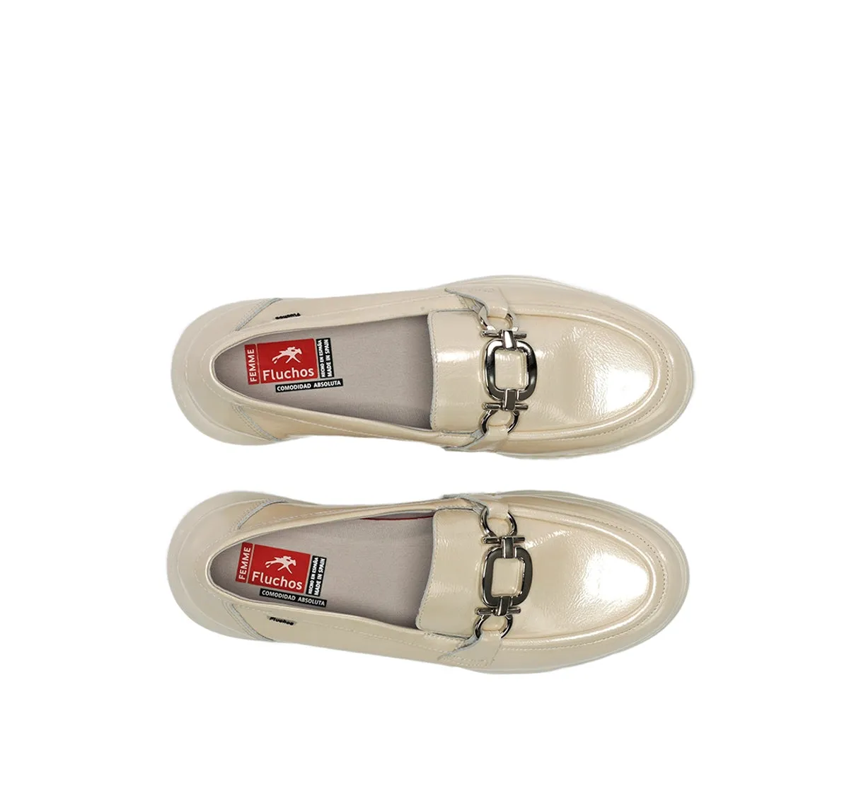Fluchos Gladis F2282 mocassini donna taupe leggeri