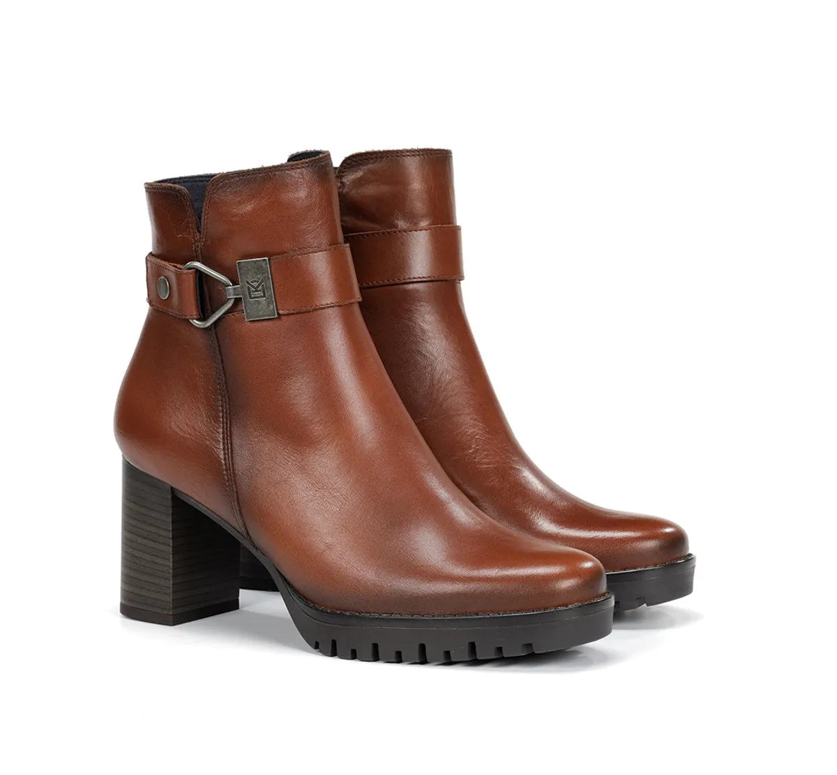 Dorking Evie D8961 Tronchetti Donna Marroni Tacco