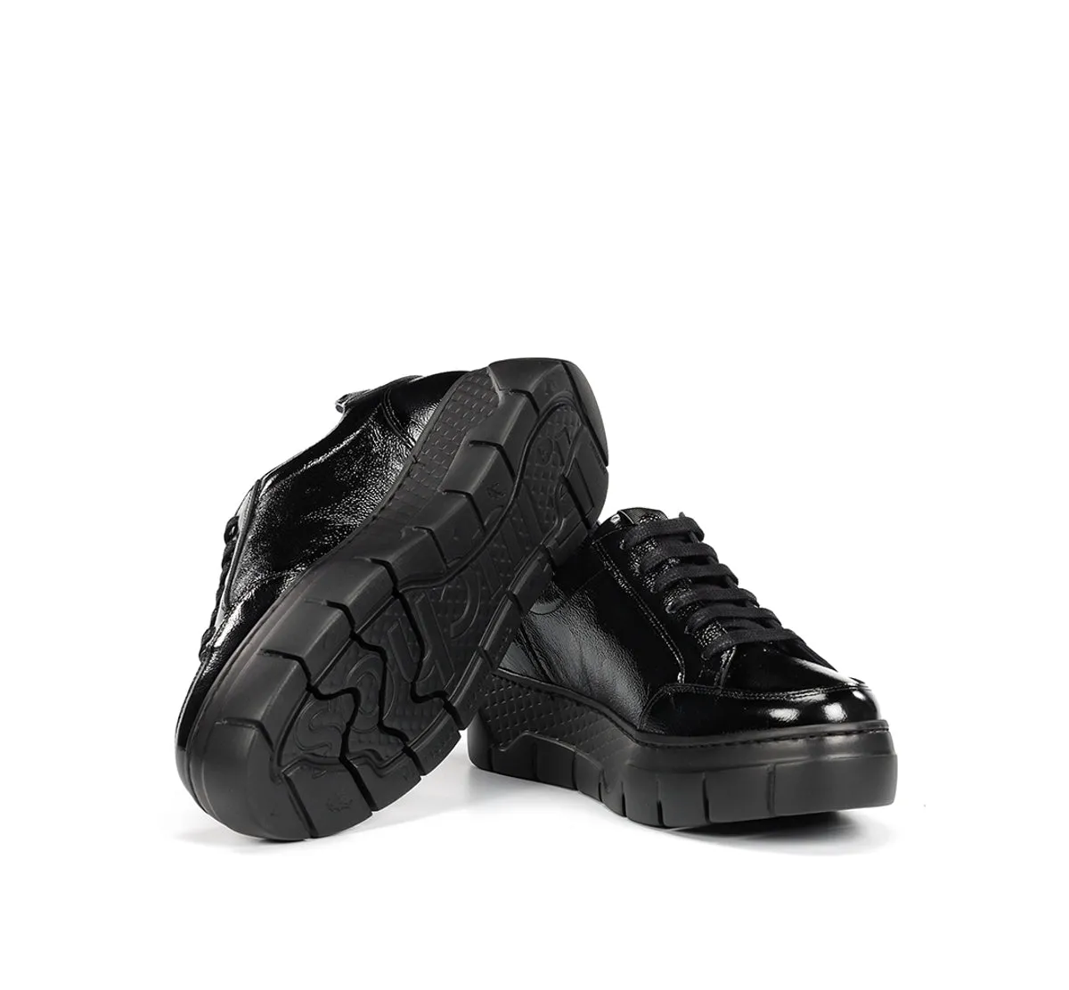 Fluchos Ilia F2306 sneakers donna nere con zeppa