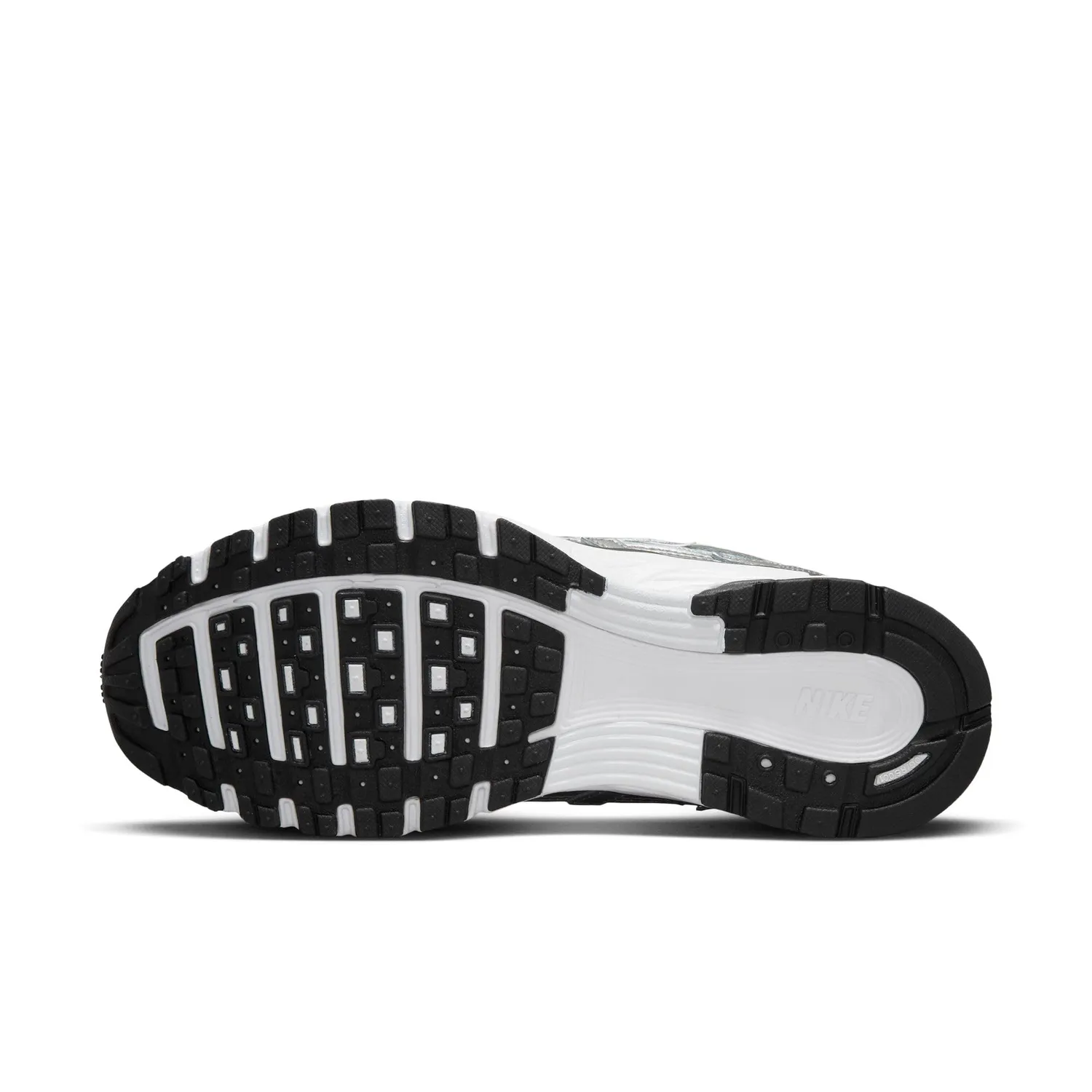Nike P-6000 Sneaker Donna White Black Metallic Silver
