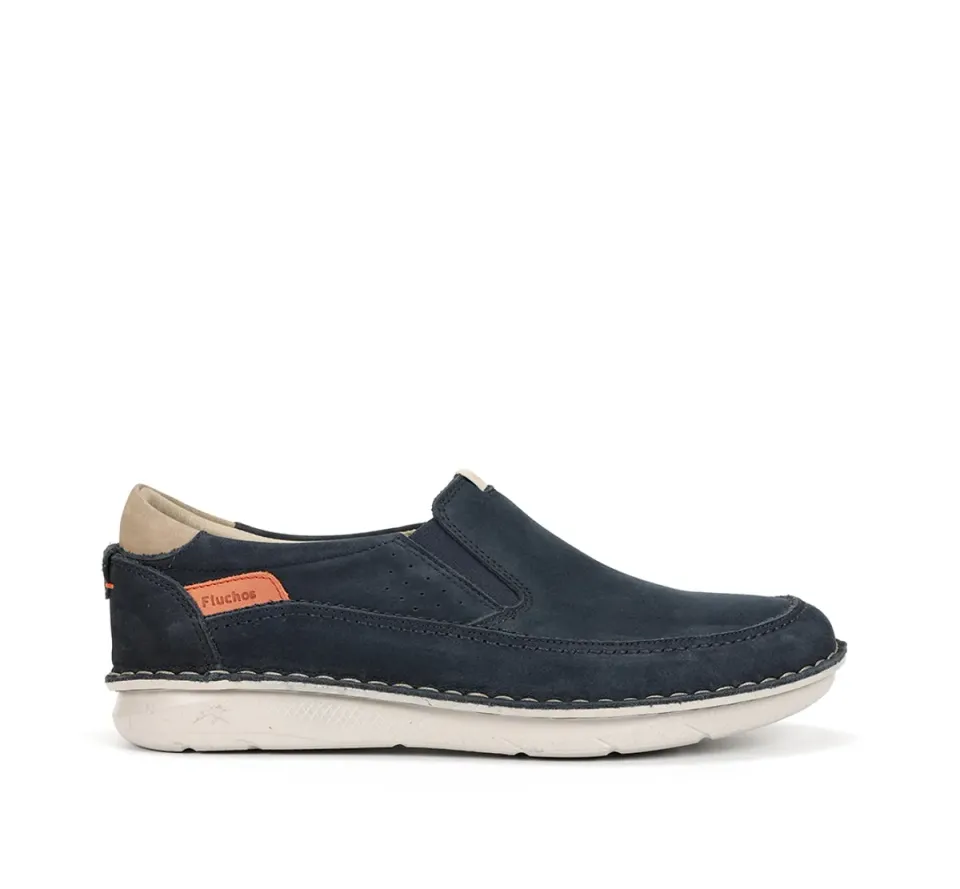 Fluchos Parker F2001 Slip On Uomo Blu Comode