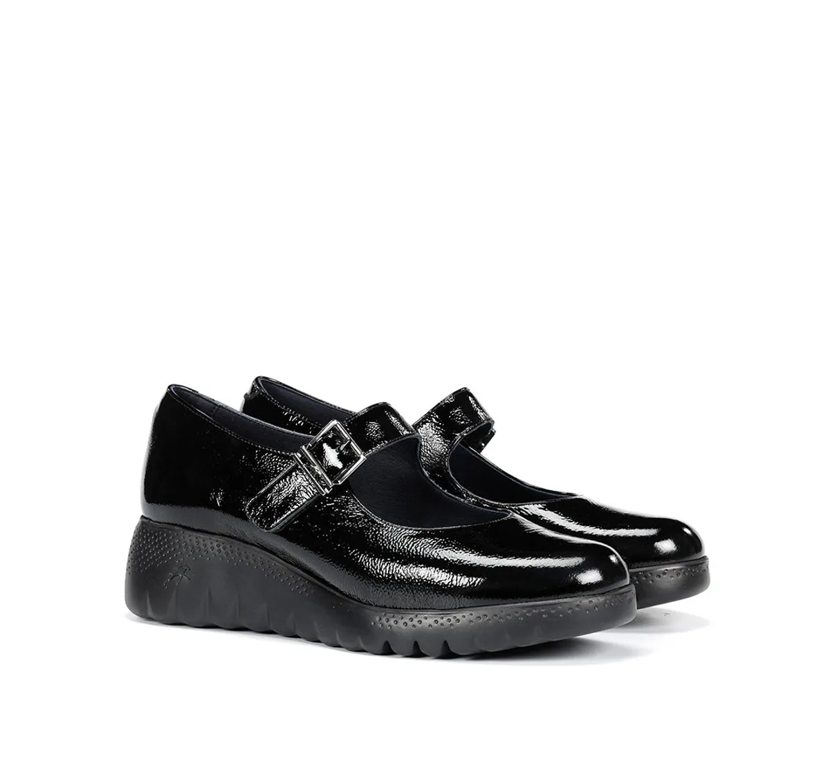 Fluchos Live F2247 scarpe donna nero zeppa