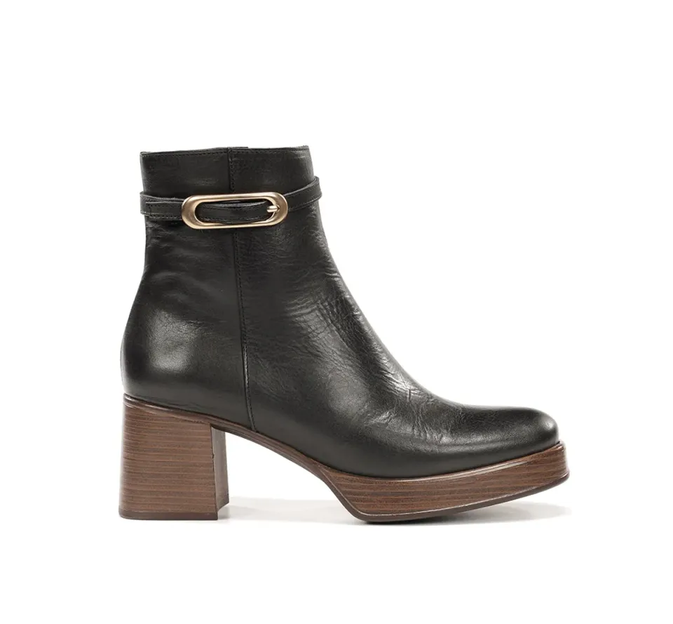 Dorking Cristel D9733 tronchetto nero donna tacco