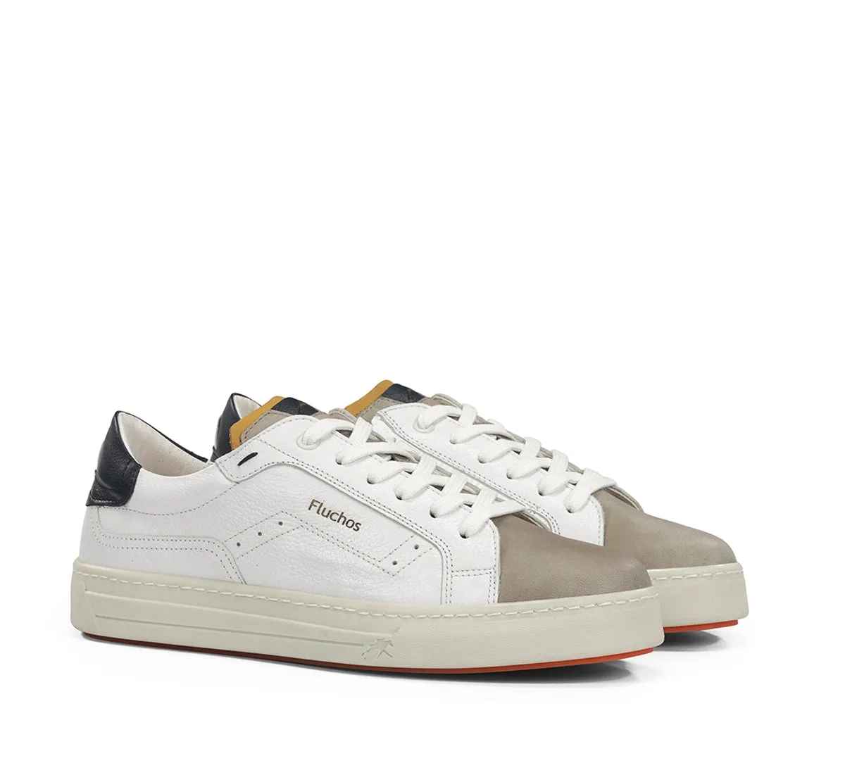 Fluchos Nemo F2218 Sneakers Uomo Bianche Suola Alta