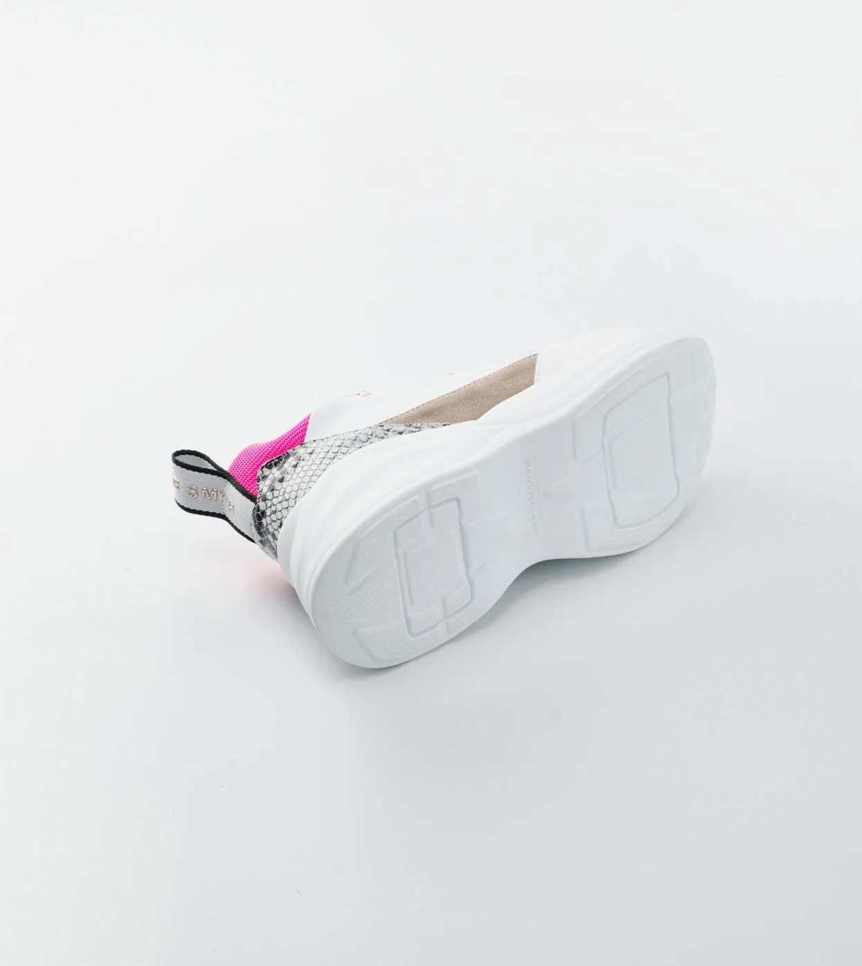 Alexander Smith London Eye sneakers donna white fluo pink plateau