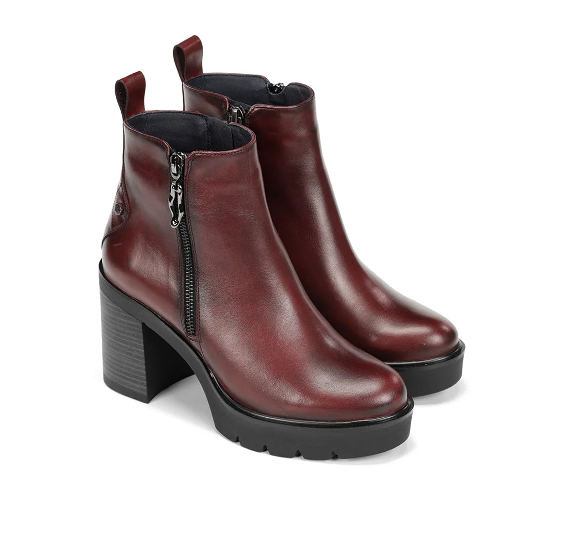 Fluchos Alert D9562 stivaletto bordeaux tacco track