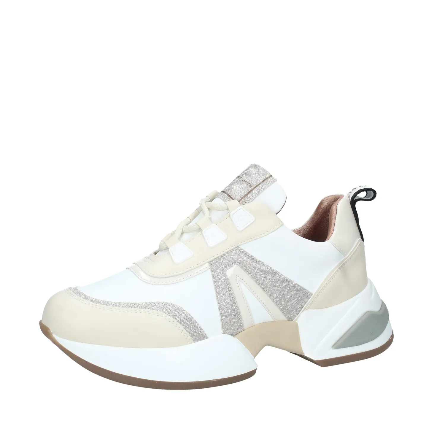 Alexander Smith Marble sneaker bianco oro glitter donna 40mm