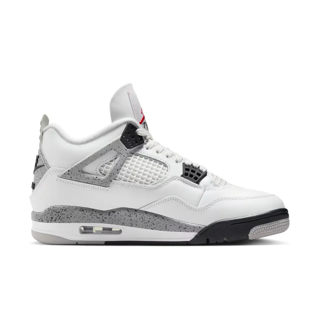 Nike Air Jordan 4 Retro sneakers summit bianco 47,5 EU pelle