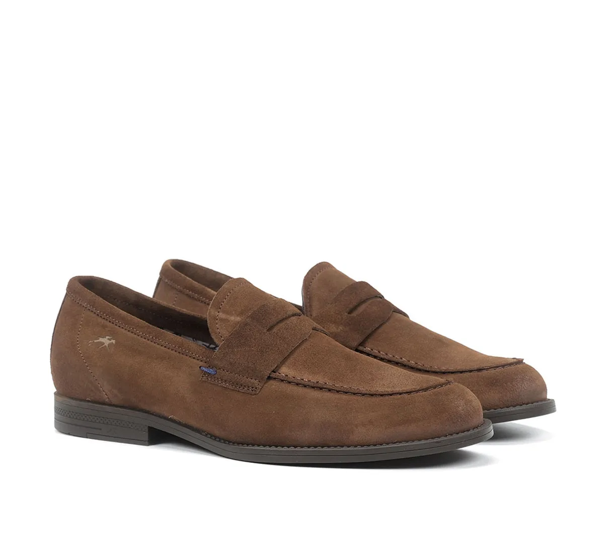 Fluchos Henri F0824 mocassini uomo marrone pelle